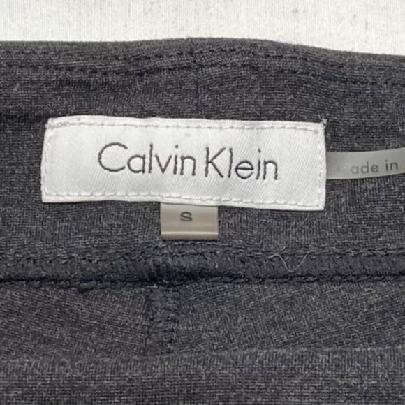Calvin Klein Women's Career Leggings Pleated Front Gray Small Pull On Casual GUC - Picture 9 of 11